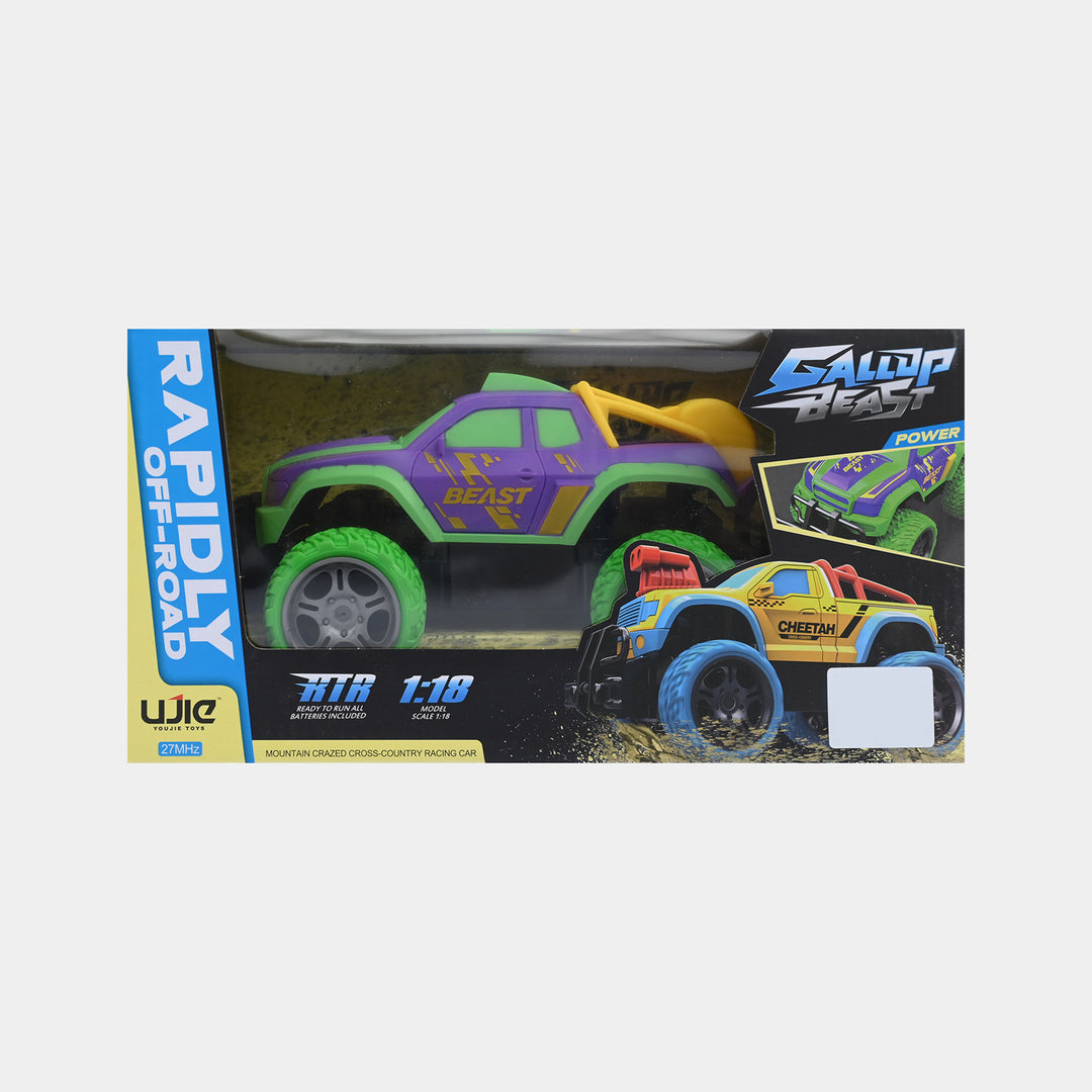 Beast Rapidly Off-Road 1:18 Scale RC Monster Truck