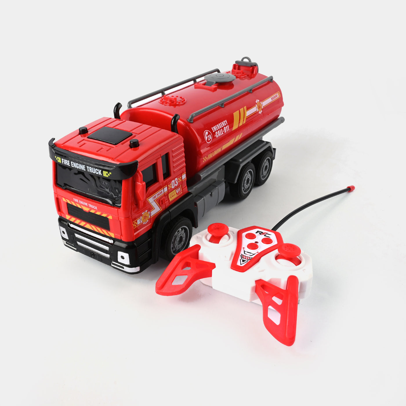 Remote Control Fire Truck 4 Function For Kids