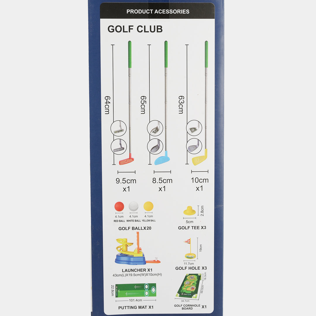 Automatic Ball Pitching & Putting Mat Set Golf Club Sports Toy