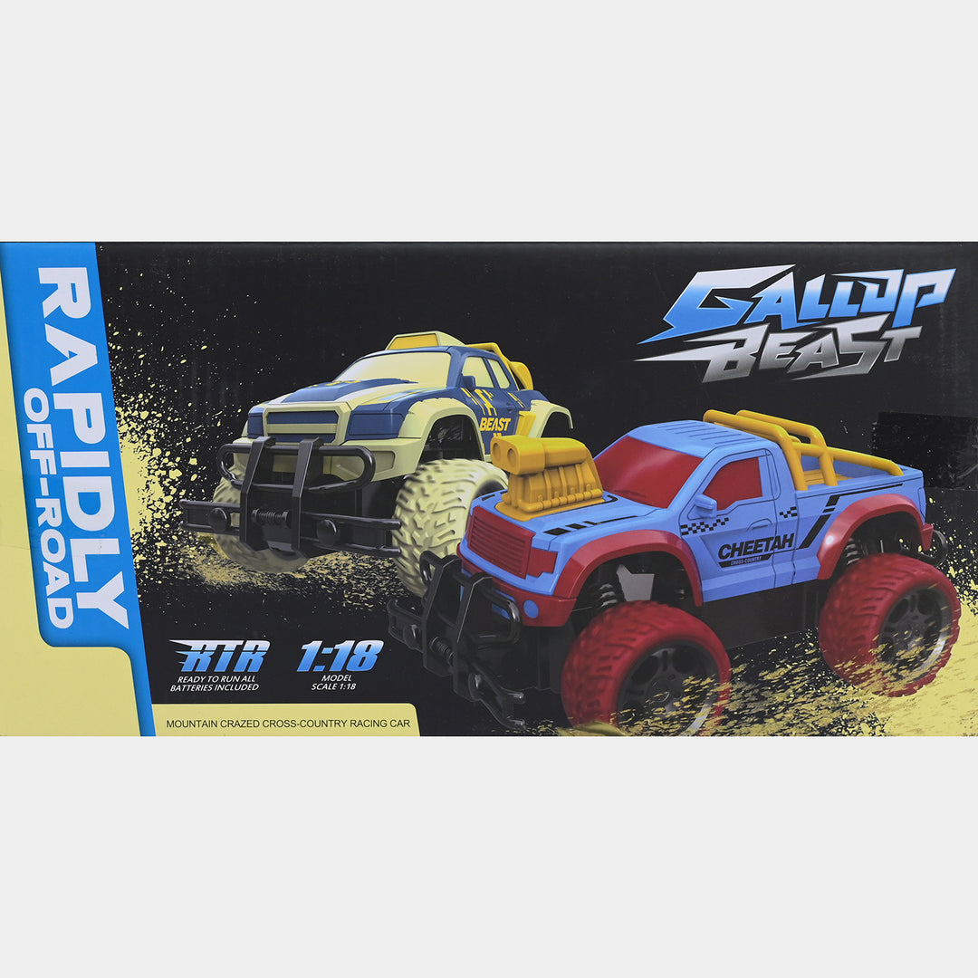 Beast Rapidly Off-Road 1:18 Scale RC Monster Truck