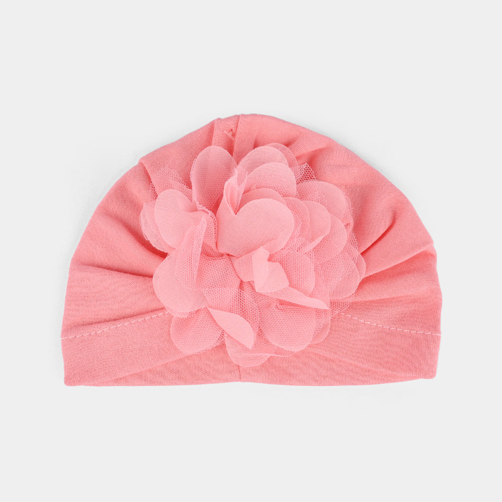 Baby Cap/Hat Flower & Bow Pack Of 2