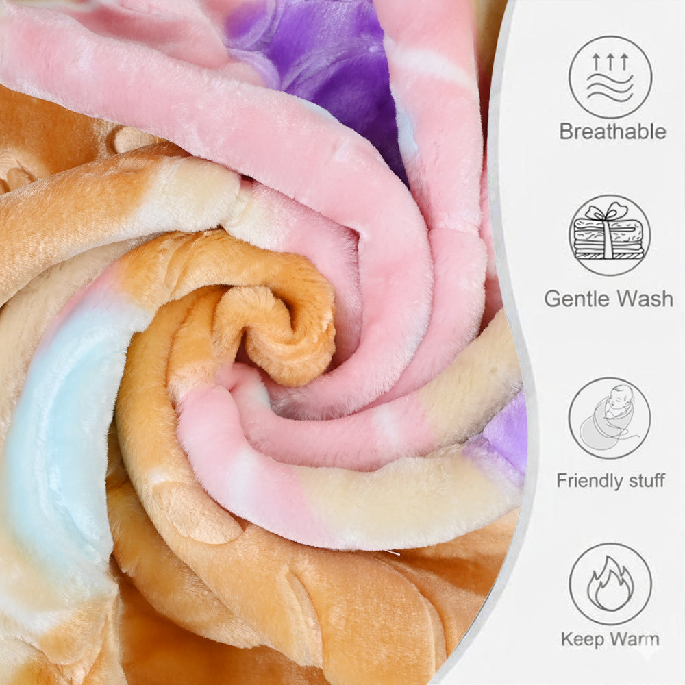 Baby Mora Mink Zipper Plush Blanket