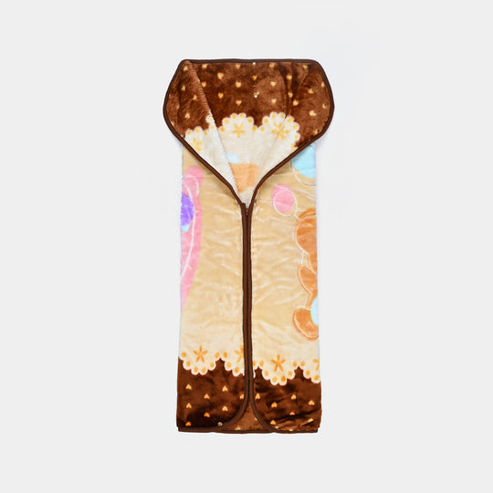 Baby Mora Mink Zipper Plush Blanket