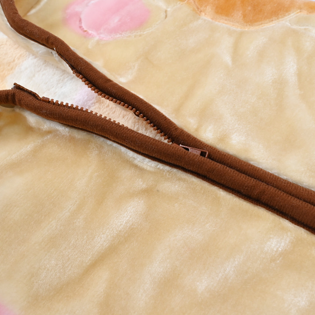 Baby Mora Mink Zipper Plush Blanket