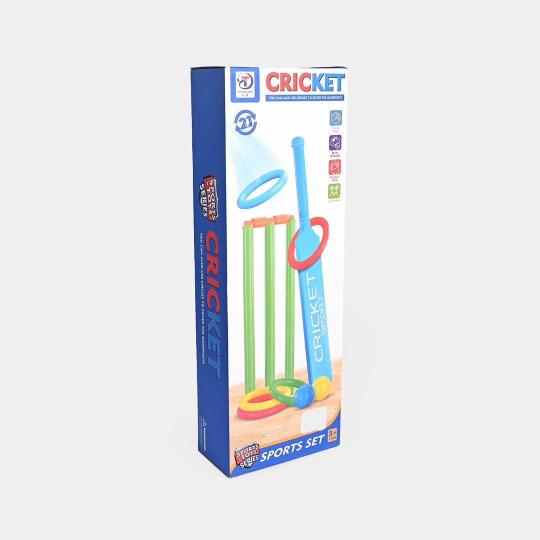 2 IN 1 Cricket Play Game Set For Kids