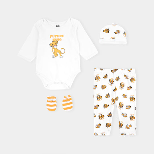 Infant Boys Cotton Interlock 4 Piece Set