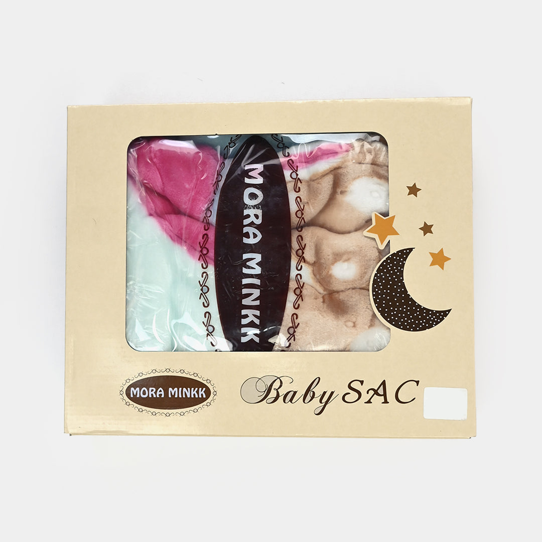 Baby Mora Mink Zipper Plush Blanket