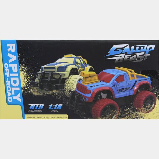 Beast Rapidly Off-Road 1:18 Scale RC Monster Truck