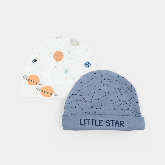 Pack OF 2 Baby Cap/Hat Set