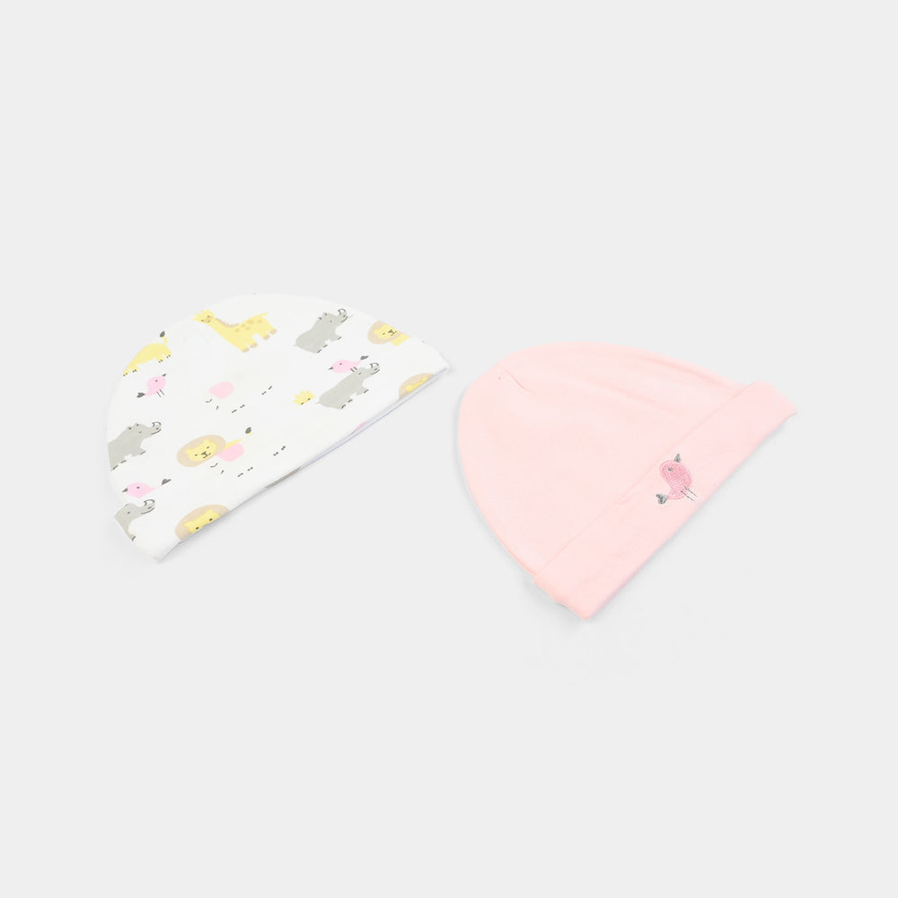 Pack OF 2 Baby Cap/Hat Set