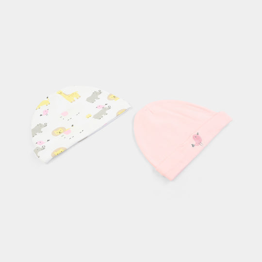 Pack OF 2 Baby Cap/Hat Set