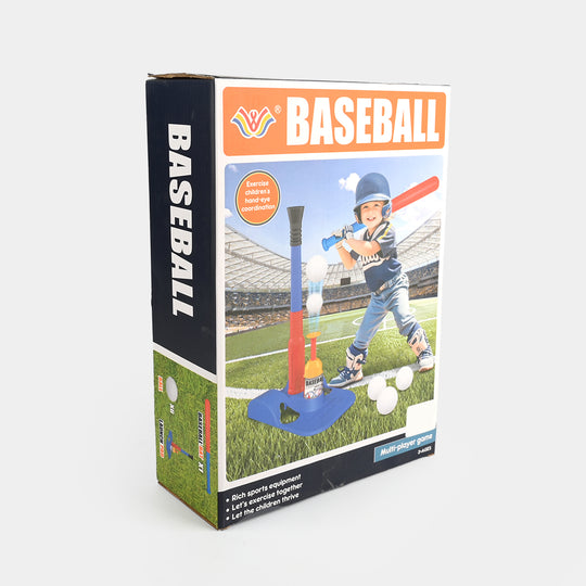 2-in-1 Kids Pop-Up Baseball &amp; T-Ball Set