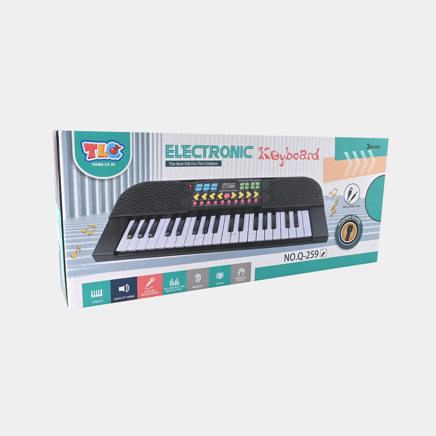 37 Key Piano With Microphone For Kids