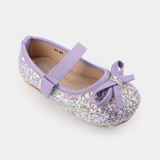 Girls Pumps 11-41-Purple