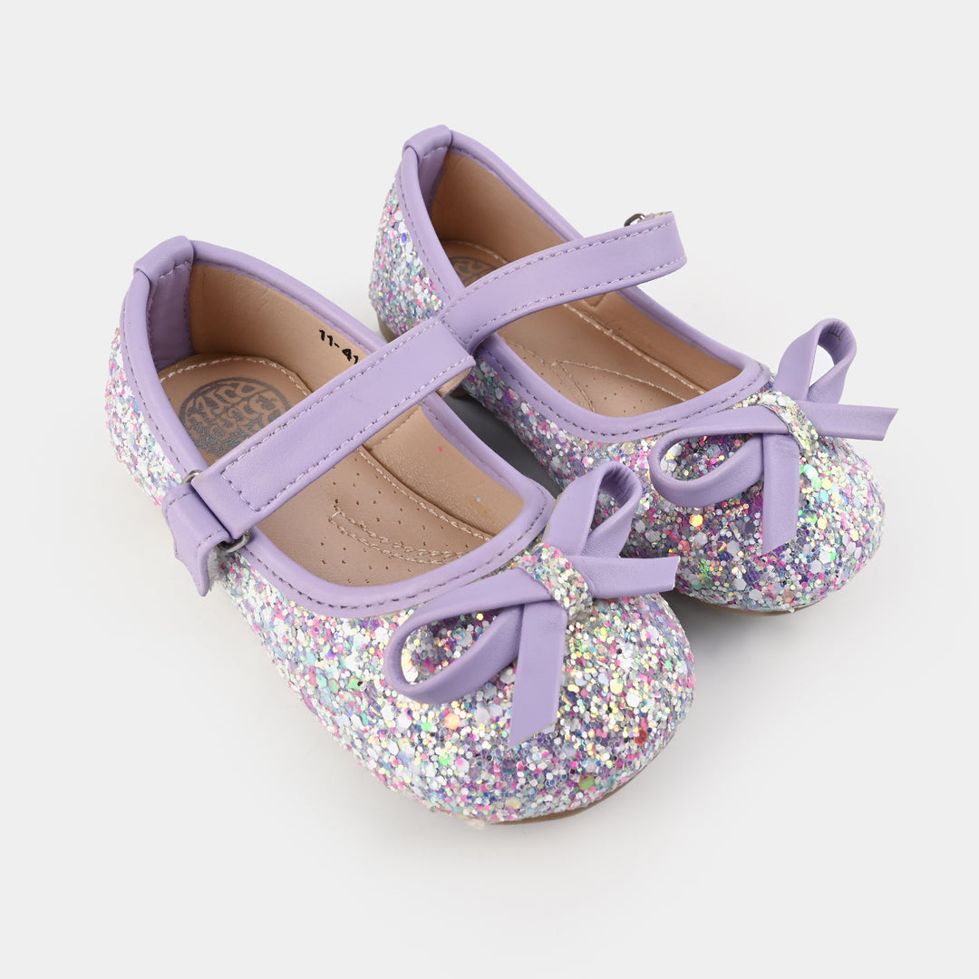 Girls Pumps 11-41-Purple