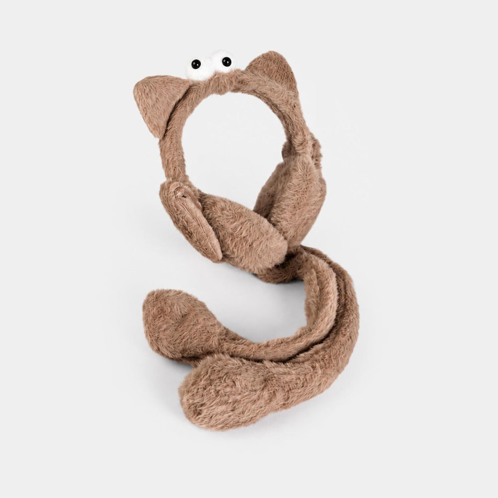 Interactive Moving Ear Plush Winter Earmuffs