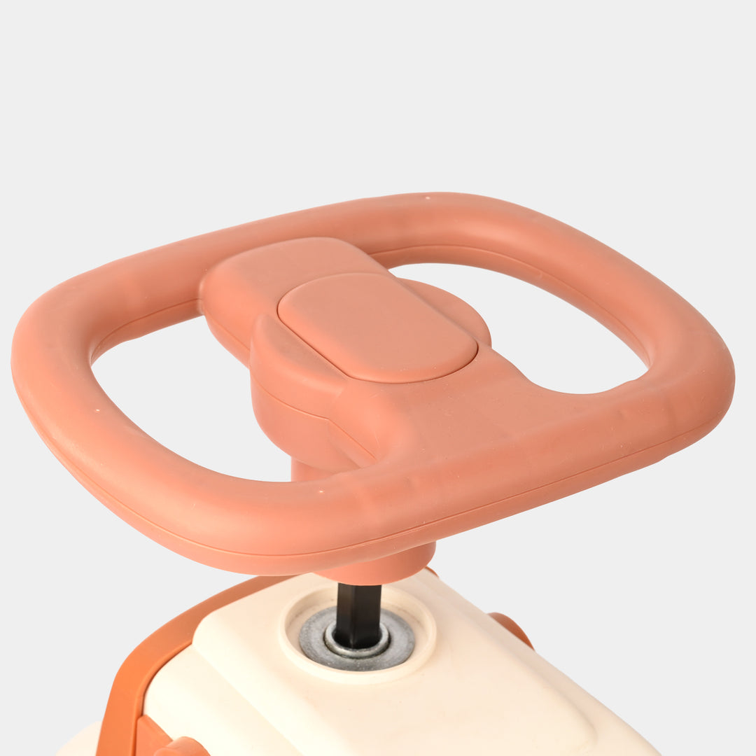 Ride-on Twisting Car for Kids - Brown