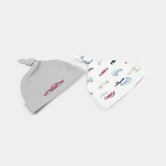 Pack OF 2 Baby Cap/Hat Set