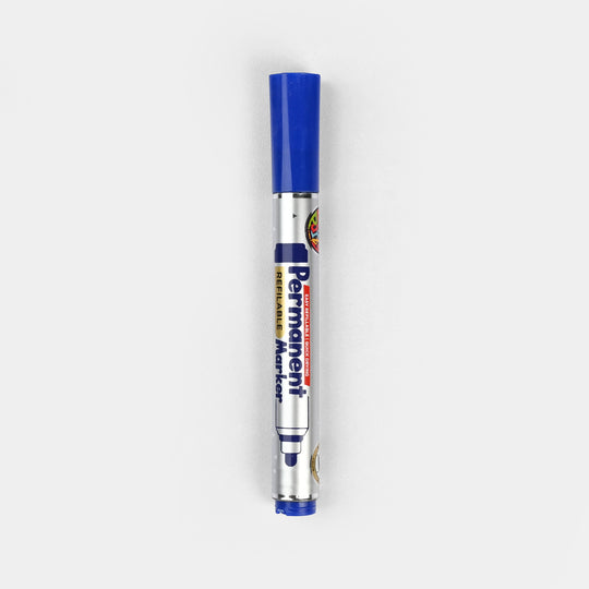Blue Permanent Marker (Refillable)