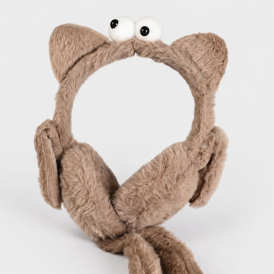 Interactive Moving Ear Plush Winter Earmuffs