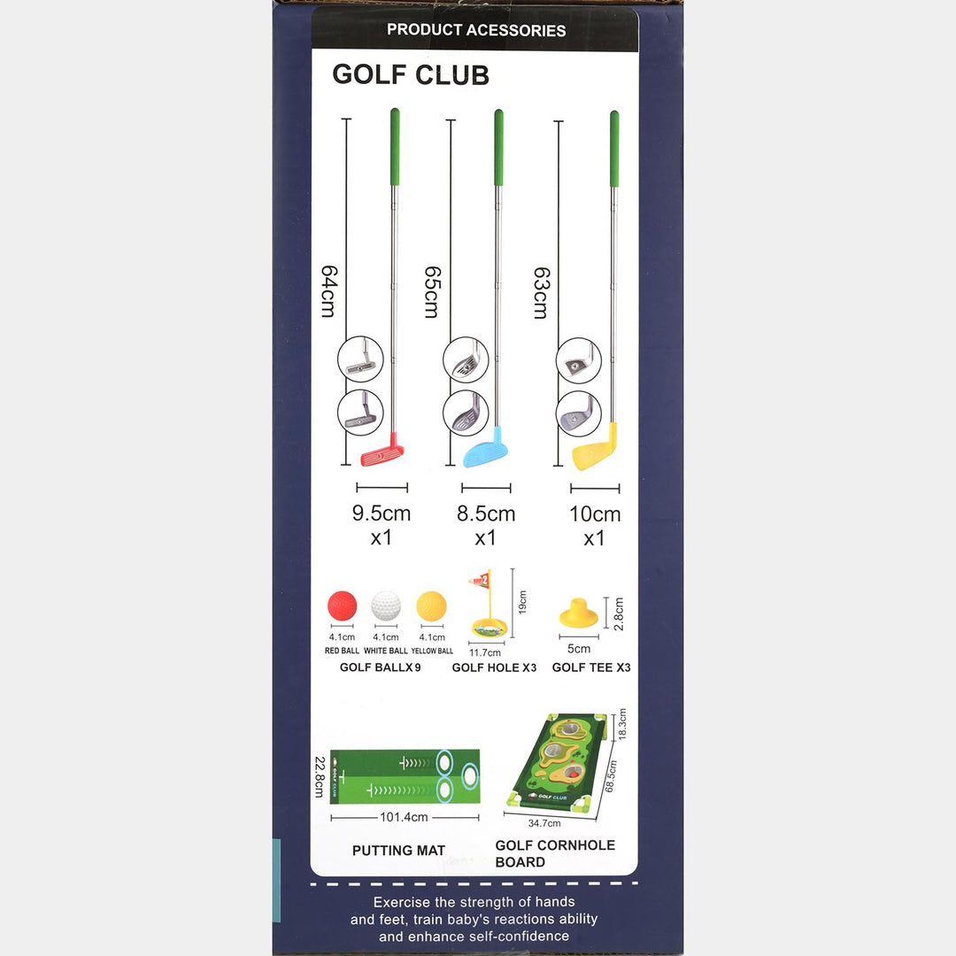 Golf Play Set Indoor-Outdoor For Kids