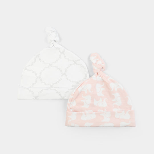 Pack OF 2 Baby Cap/Hat Set