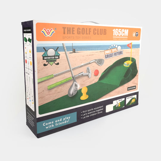 The Golf Club Sports Toy Deluxe Putting Mat Set