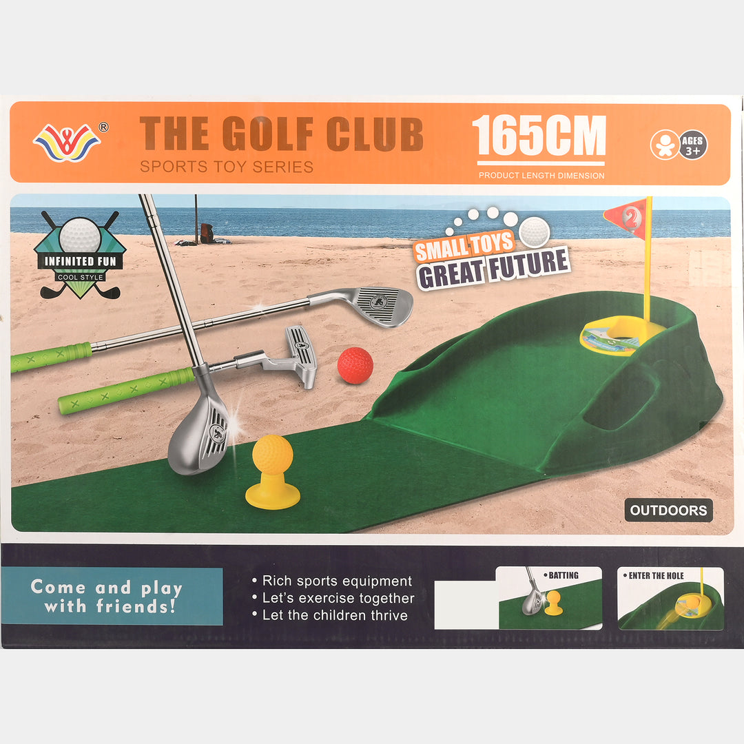 The Golf Club Sports Toy Deluxe Putting Mat Set