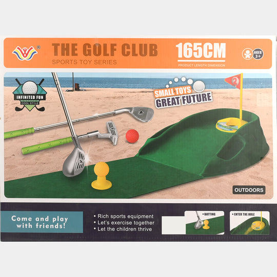The Golf Club Sports Toy Deluxe Putting Mat Set