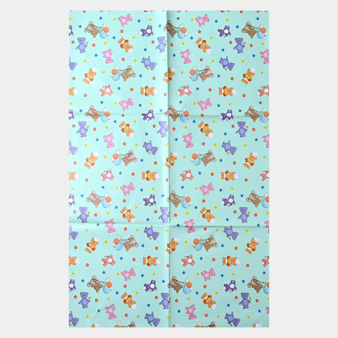 BABY CHANGING SHEET-GREEN