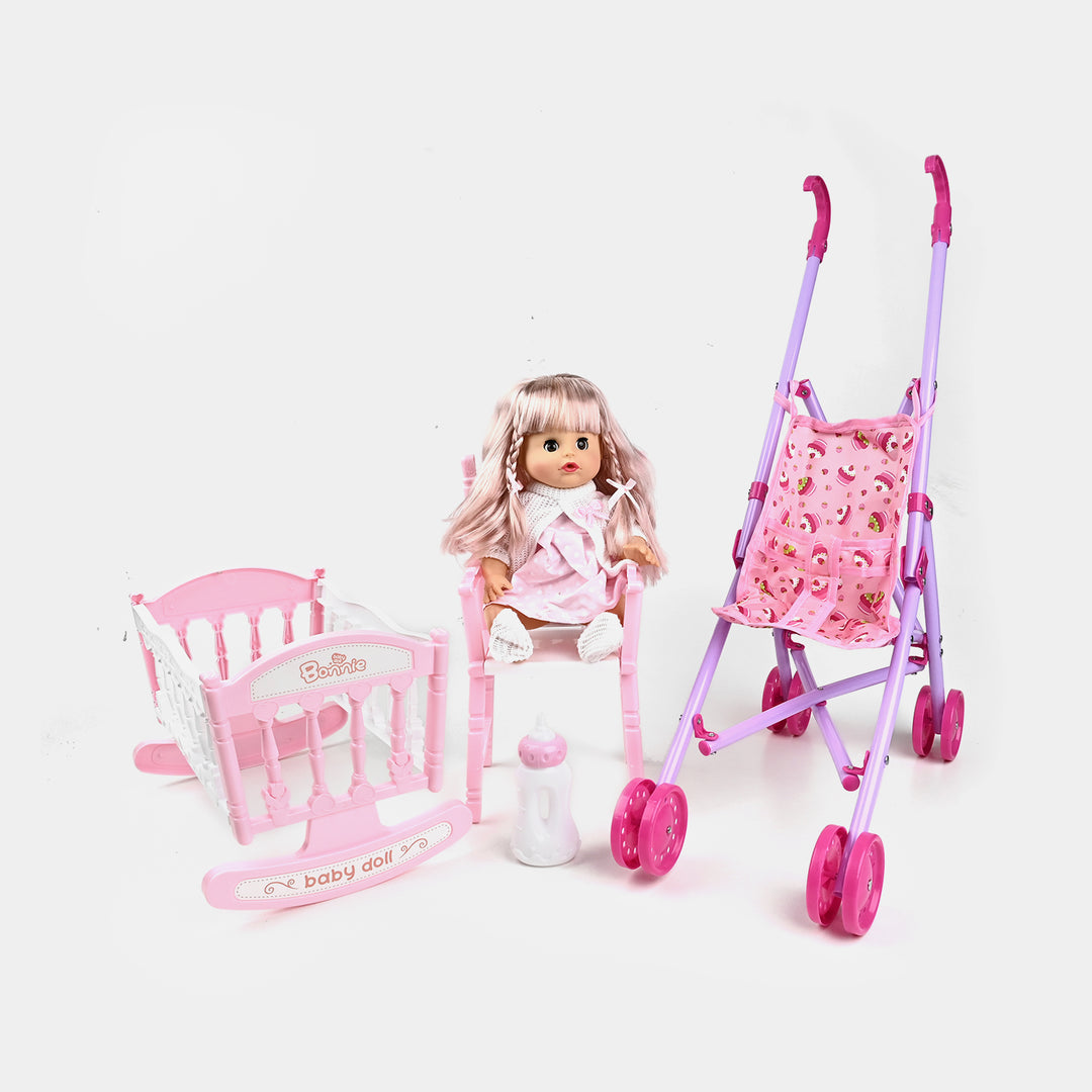 Whimsical Trolley Doll, Fun & Imaginative Play