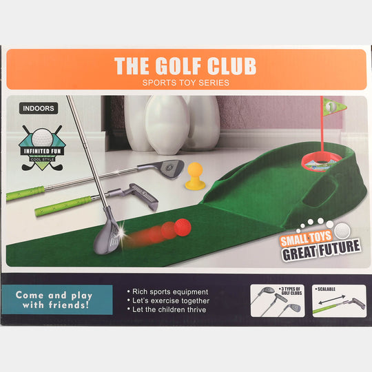 The Golf Club Sports Toy Deluxe Putting Mat Set