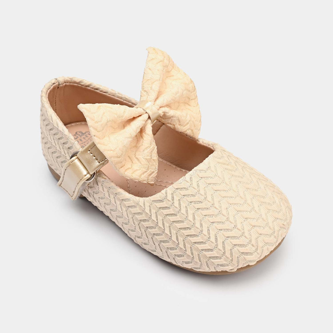 Girls Pumps 11-64-BEIGE