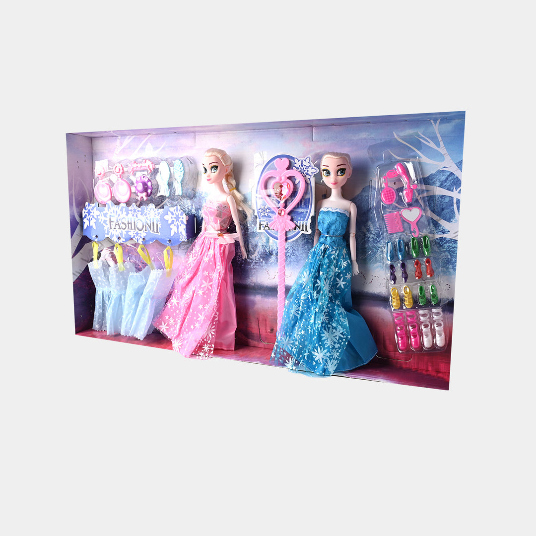 Character Fashion 2 Doll Pack For Girls