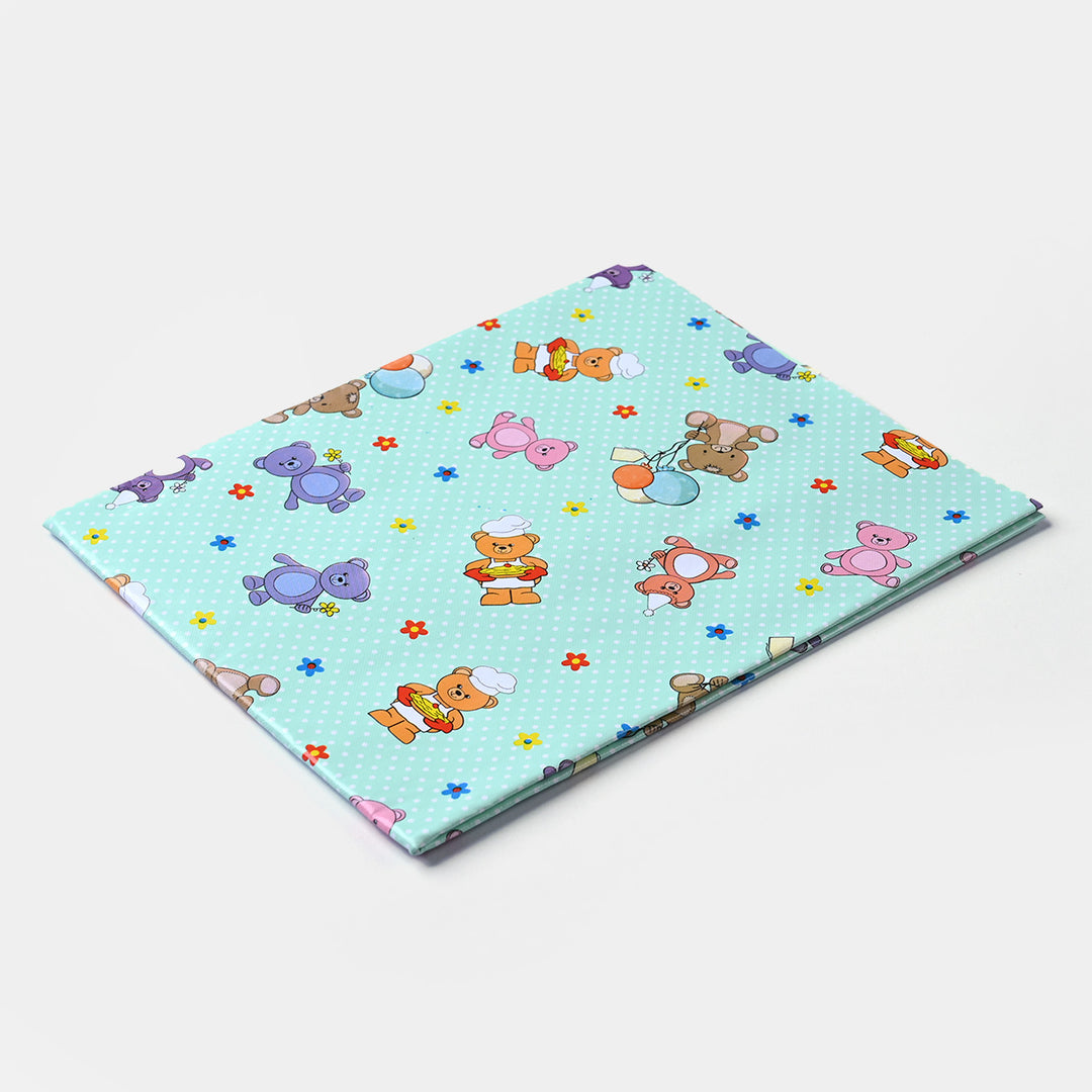 BABY CHANGING SHEET-GREEN