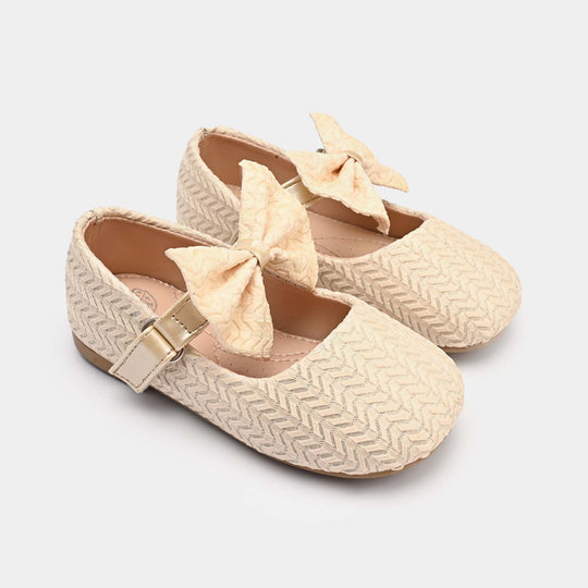 Girls Pumps 11-64-BEIGE