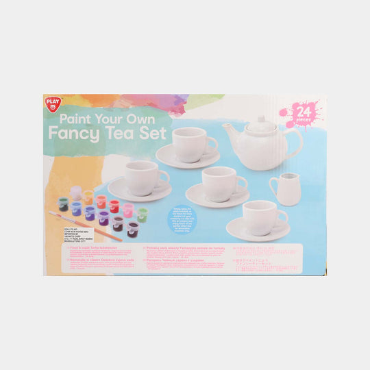 Paint Your Own Fancy Tea Set (24 Pieces)