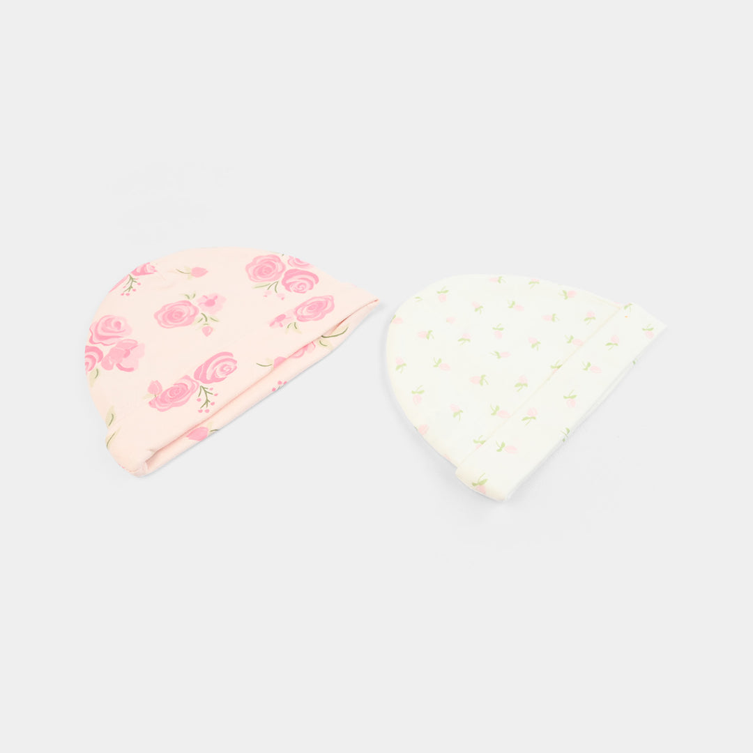 Pack OF 2 Baby Cap/Hat Set