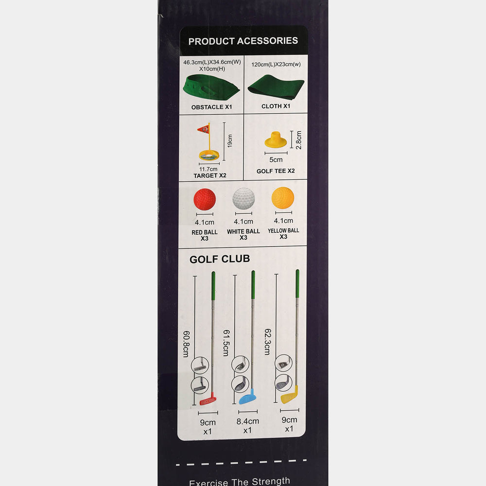 The Golf Club Sports Toy Deluxe Putting Mat Set