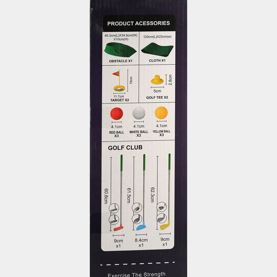The Golf Club Sports Toy Deluxe Putting Mat Set