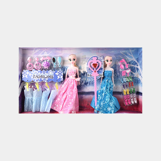 Character Fashion 2 Doll Pack For Girls