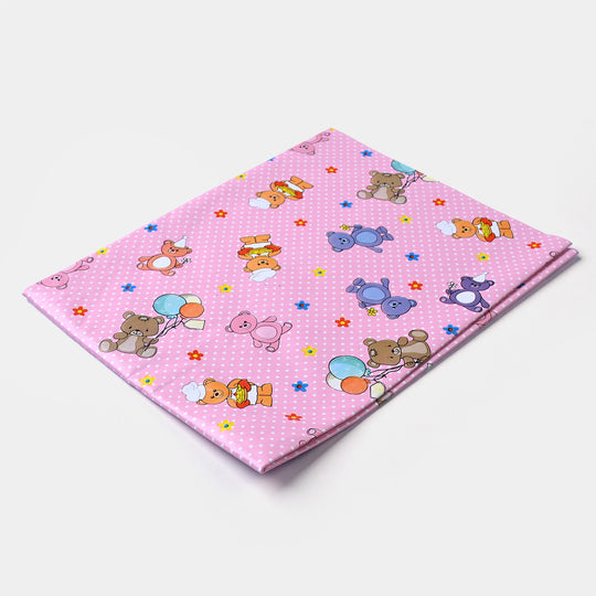 BABY CHANGING SHEET-PINK