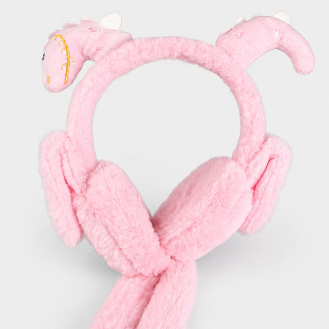 Interactive Moving Ear Plush Winter Earmuffs