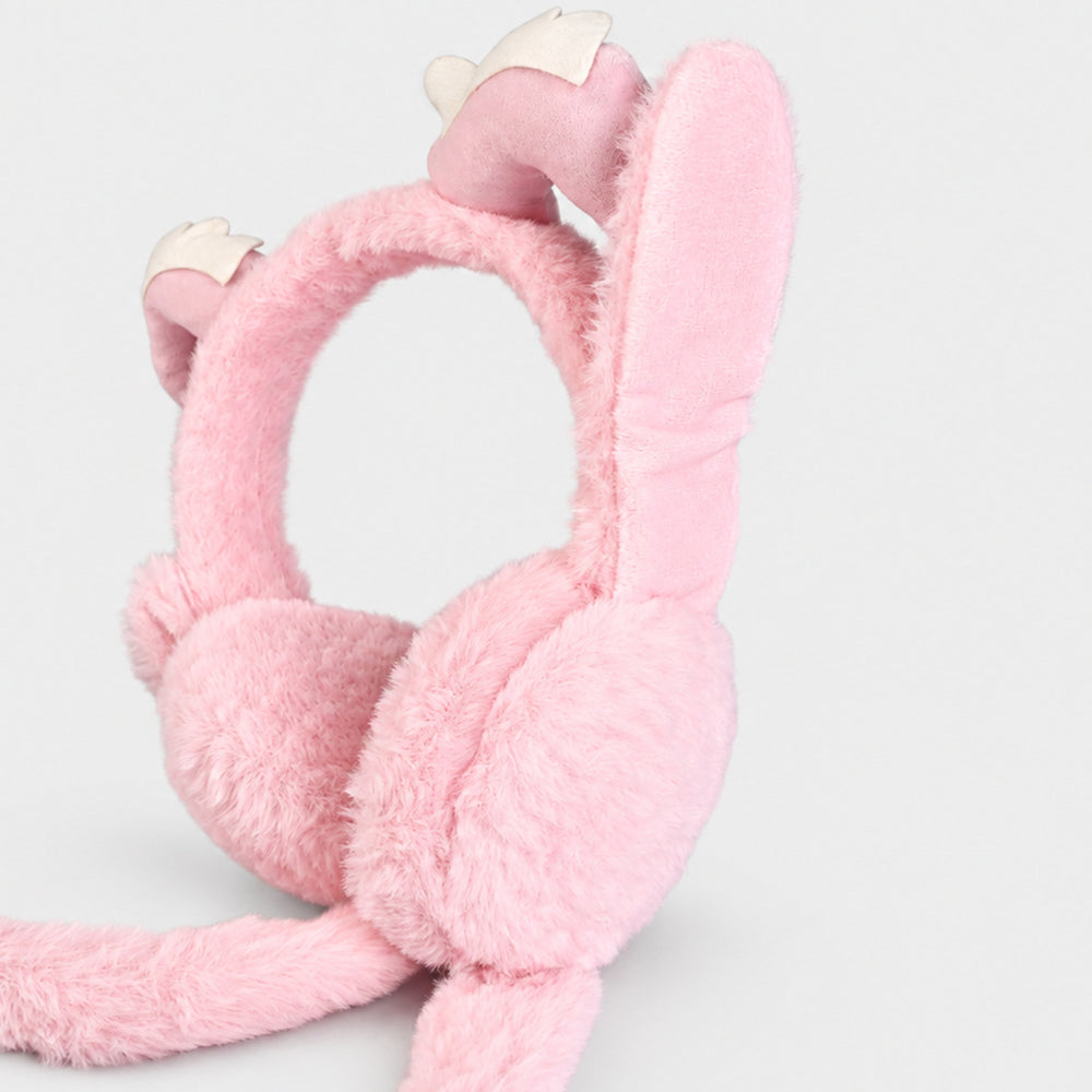 Interactive Moving Ear Plush Winter Earmuffs