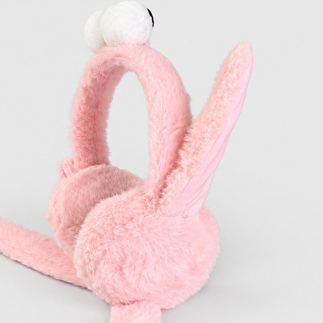 Interactive Moving Ear Plush Winter Earmuffs