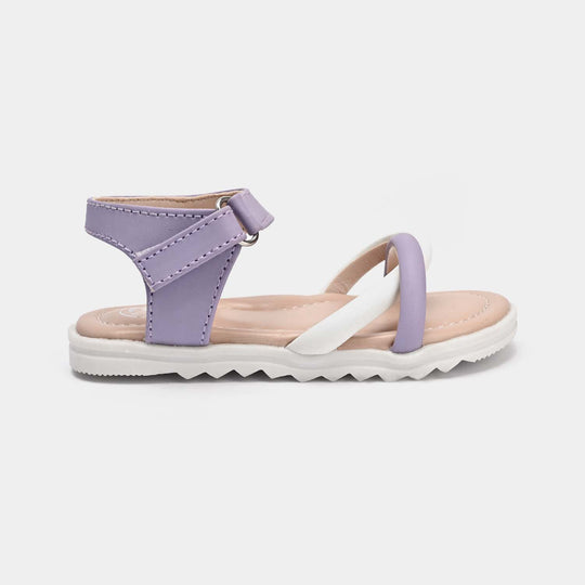 Girls Sandal 1286-Purple/White