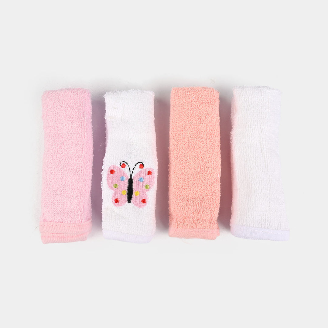 Embroidered Baby Face Towels – Soft Cotton Washcloths