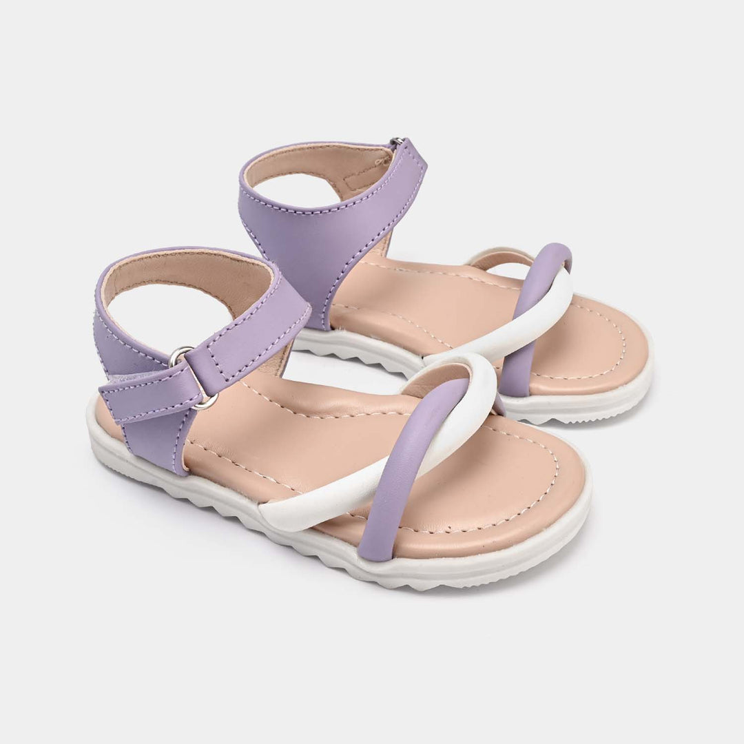 Girls Sandal 1286-Purple/White