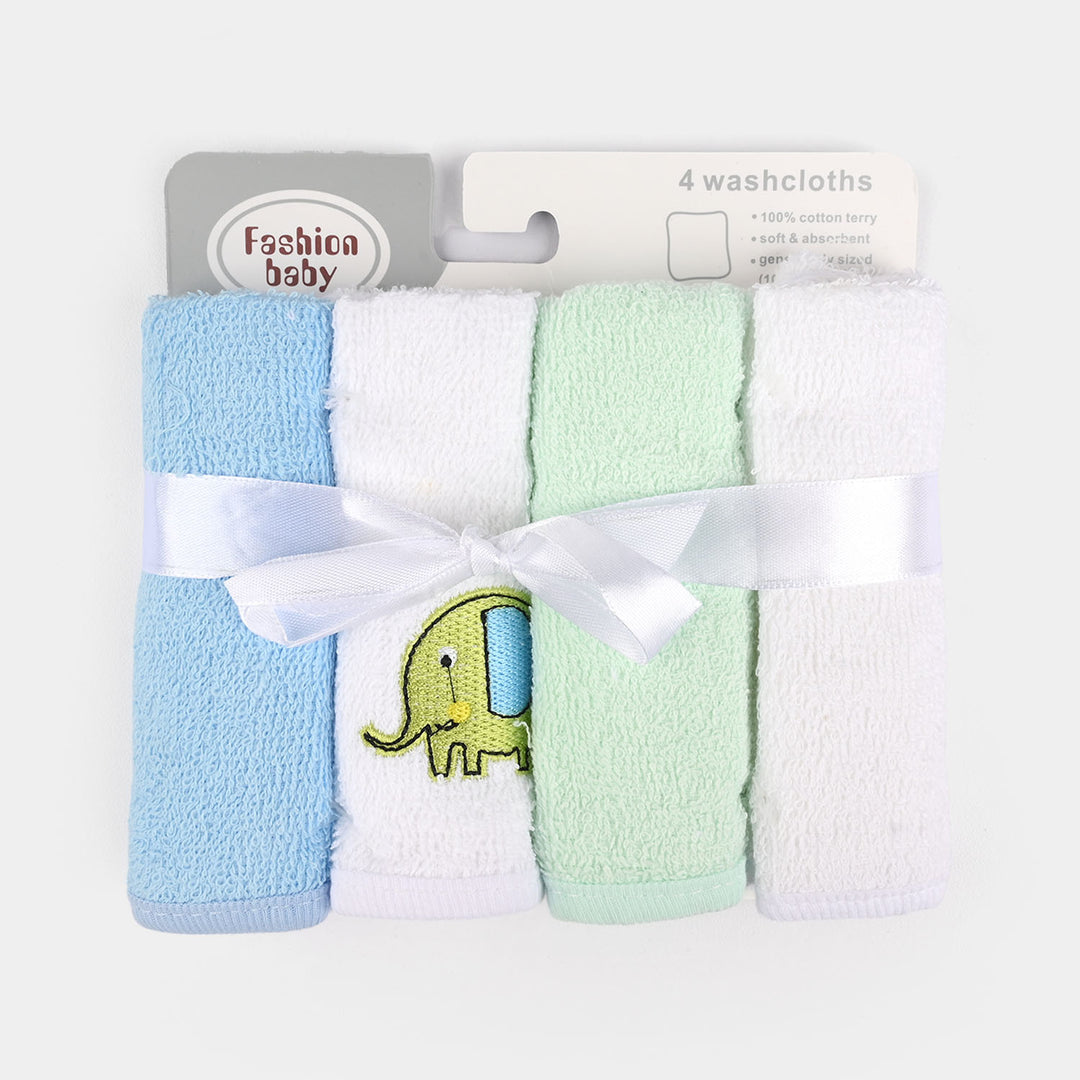 Embroidered Baby Face Towels – Soft Cotton Washcloths