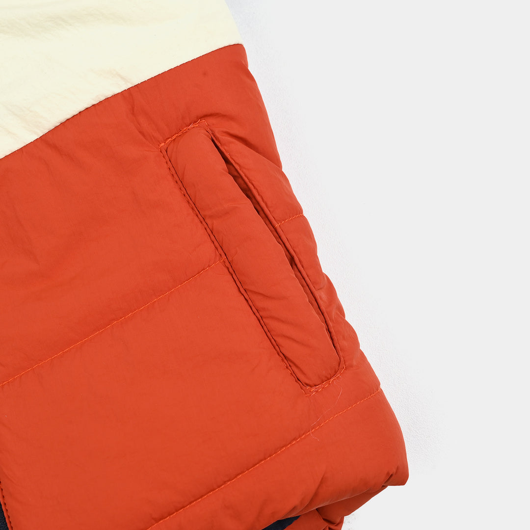 Boys  Quilted Hooded Jacket S/L-mIX